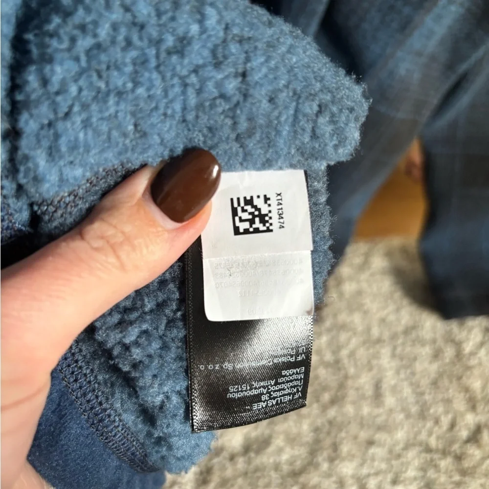 The North Face Men's Checkered Fleece Quarter Zip Size XL Cabincore Cozy